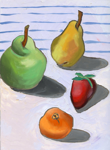 Still Life of Fruit Original Oil Painting
